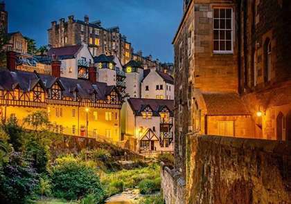 Walk Along The Water of Leith Into Dean Village