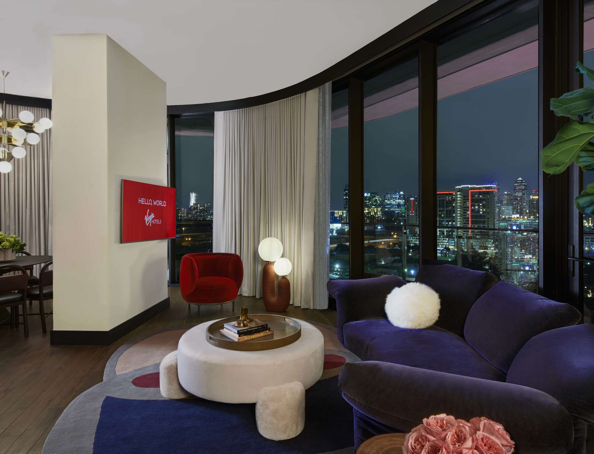Penthouse King Suite in Downtown Dallas | Virgin Hotels Dallas